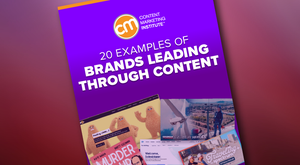 20 Examples of Brands Leading Through Content — e-book cover image